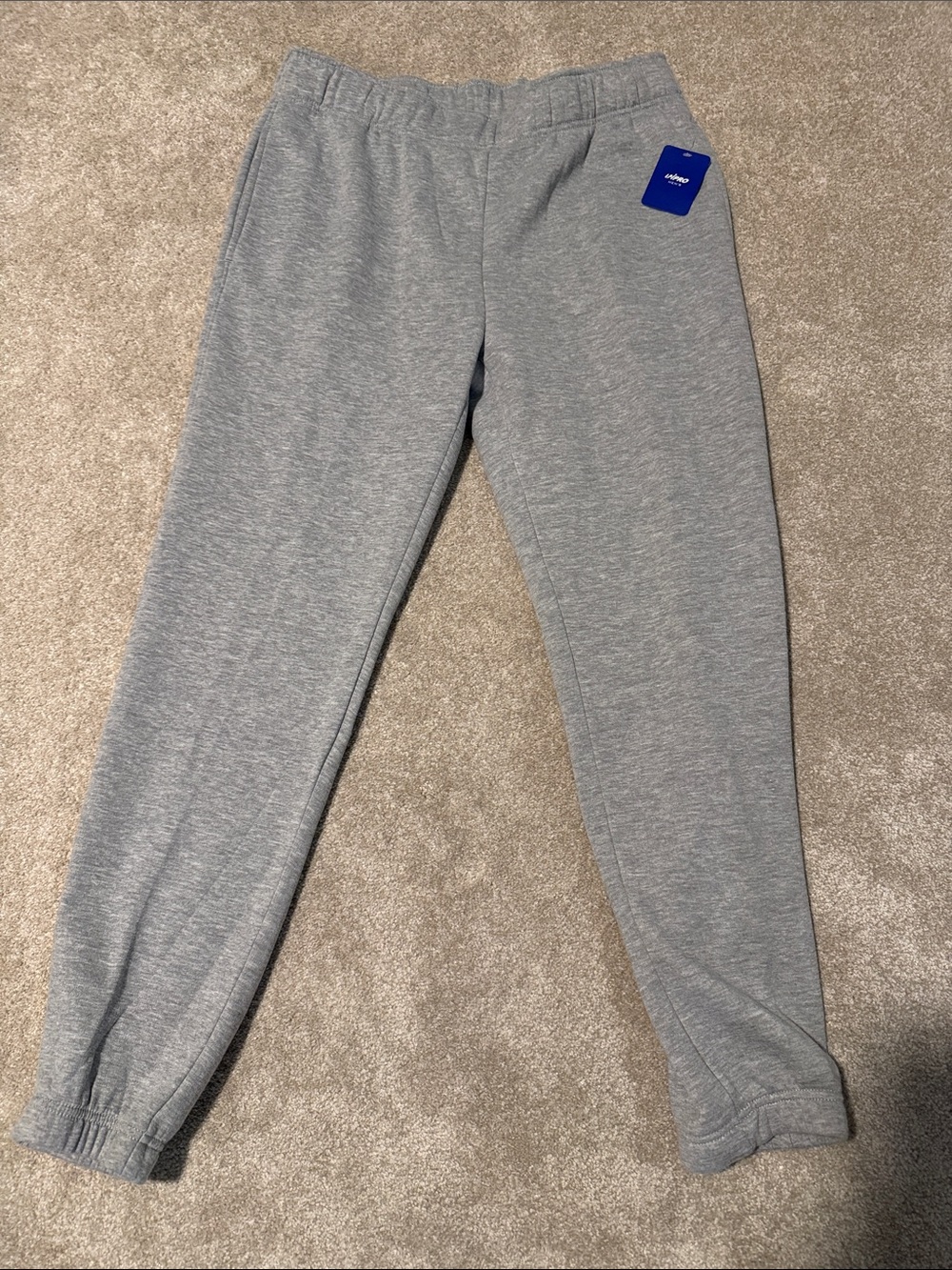 NWT Men’s Unipro Gray Jogger Sweatpants Joggers w/pockets Size L